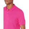 imageAmazon Essentials Mens Polo Shirts Short Sleeve SlimFit Cotton PiqueHot Pink