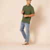 imageAmazon Essentials Mens Polo Shirts Short Sleeve SlimFit Cotton PiqueOlive