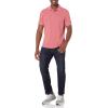 imageAmazon Essentials Mens Polo Shirts Short Sleeve SlimFit Cotton PiqueWashed Red