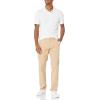 imageAmazon Essentials Mens Polo Shirts Short Sleeve SlimFit Cotton PiqueWhite