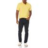imageAmazon Essentials Mens Polo Shirts Short Sleeve SlimFit Cotton PiqueYellow