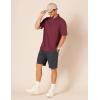 imageAmazon Essentials Mens RegularFit Cotton Pique Polo Shirt Available in Big ampamp TallBurgundy