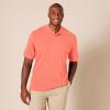 imageAmazon Essentials Mens RegularFit Cotton Pique Polo Shirt Available in Big ampamp TallCoral Orange