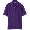 imageAmazon Essentials Mens RegularFit Cotton Pique Polo Shirt Available in Big ampamp TallDark Purple