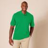 imageAmazon Essentials Mens RegularFit Cotton Pique Polo Shirt Available in Big ampamp TallGreen