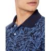 imageAmazon Essentials Mens RegularFit Cotton Pique Polo Shirt Available in Big ampamp TallIndigo Palm Leaf Print