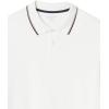 imageAmazon Essentials Mens RegularFit Cotton Pique Polo Shirt Available in Big ampamp TallWhite Twin Stripe