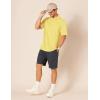 imageAmazon Essentials Mens RegularFit Cotton Pique Polo Shirt Available in Big ampamp TallYellow