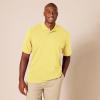 imageAmazon Essentials Mens RegularFit Cotton Pique Polo Shirt Available in Big ampamp TallYellow