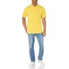imageAmazon Essentials Mens RegularFit Cotton Pique Polo Shirt Available in Big ampamp TallYellow Twin Stripe
