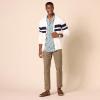 imageAmazon Essentials Mens RegularFit ShortSleeve ButtonDown Vacation ShirtBlue Floral