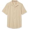 imageAmazon Essentials Mens RegularFit ShortSleeve ButtonDown Vacation ShirtKhaki Brown
