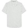 imageAmazon Essentials Mens RegularFit ShortSleeve ButtonDown Vacation ShirtLight Blue Bird Print