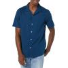 imageAmazon Essentials Mens RegularFit ShortSleeve ButtonDown Vacation ShirtNavy