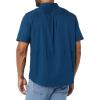 imageAmazon Essentials Mens RegularFit ShortSleeve ButtonDown Vacation ShirtNavy