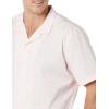 imageAmazon Essentials Mens RegularFit ShortSleeve ButtonDown Vacation ShirtPink