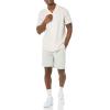 imageAmazon Essentials Mens RegularFit ShortSleeve ButtonDown Vacation ShirtPink
