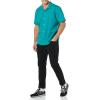 imageAmazon Essentials Mens RegularFit ShortSleeve ButtonDown Vacation ShirtTeal Blue
