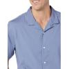 imageAmazon Essentials Mens RegularFit ShortSleeve ButtonDown Vacation ShirtWashed Blue