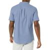 imageAmazon Essentials Mens RegularFit ShortSleeve ButtonDown Vacation ShirtWashed Blue