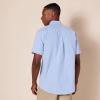 imageAmazon Essentials Oxford Shirts for Men  RegularFit ShortSleeveBlue