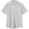 imageAmazon Essentials Oxford Shirts for Men  RegularFit ShortSleeveGrey