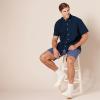 imageAmazon Essentials Oxford Shirts for Men  RegularFit ShortSleeveNavy