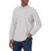 imageAmazon Essentials Mens Long Sleeve Shirts Casual  RegularFit Pocket OxfordGrey