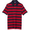 Navy Red Rugby Stripe
