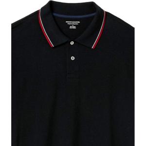 imageAmazon Essentials Mens RegularFit Cotton Pique Polo Shirt Available in Big ampamp TallBlack Red