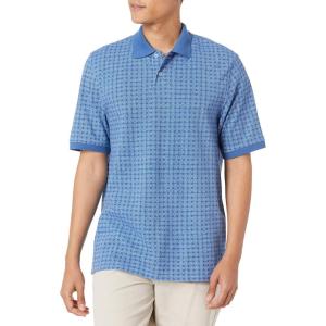 imageAmazon Essentials Mens RegularFit Cotton Pique Polo Shirt Available in Big ampamp TallBlue
