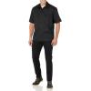 imageAmazon Essentials Button Up Shirt for Men ShortSleeve Stain and WrinkleResistantBlack