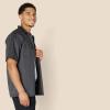 imageAmazon Essentials Button Up Shirt for Men ShortSleeve Stain and WrinkleResistantGrey