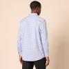 imageAmazon Essentials Dress Shirts Button Down Long Sleeve RegularFit StretchBlue White Grid Check
