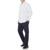 imageAmazon Essentials Dress Shirts Button Down Long Sleeve RegularFit StretchBlue White Pinstripe