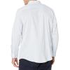 imageAmazon Essentials Dress Shirts Button Down Long Sleeve RegularFit StretchBlue White Pinstripe