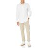 imageAmazon Essentials Dress Shirts Button Down Long Sleeve RegularFit StretchLavender White Windowpane