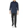 imageAmazon Essentials Dress Shirts Button Down Long Sleeve RegularFit StretchNavy Geo Print