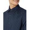 imageAmazon Essentials Dress Shirts Button Down Long Sleeve RegularFit StretchNavy Geo Print