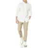 imageAmazon Essentials Dress Shirts Button Down Long Sleeve RegularFit StretchWhite