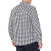 imageAmazon Essentials Dress Shirts Button Down Long Sleeve RegularFit StretchWhite Gingham