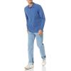imageAmazon Essentials LongSleeve Polo Shirt for Men Slim Fit PiqueBlue