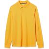 imageAmazon Essentials LongSleeve Polo Shirt for Men Slim Fit PiqueDark Yellow