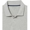 imageAmazon Essentials LongSleeve Polo Shirt for Men Slim Fit PiqueLight Grey Heather