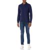 imageAmazon Essentials LongSleeve Polo Shirt for Men Slim Fit PiqueNavy