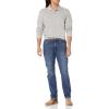imageAmazon Essentials Mens Long Sleeve Polo Shirt with Collar RegularFit PiqueLight Grey Heather