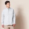 imageAmazon Essentials Mens Long Sleeve Shirt  RegularFit Pocket Stretch Oxford Available in Big ampamp TallLight Grey