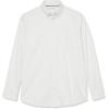 imageAmazon Essentials Mens Long Sleeve Shirt  RegularFit Pocket Stretch Oxford Available in Big ampamp TallLight Grey Vertical Stripe