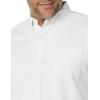 imageAmazon Essentials Mens Long Sleeve Shirt  RegularFit Pocket Stretch Oxford Available in Big ampamp TallLight Grey Vertical Stripe