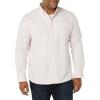 imageAmazon Essentials Mens Long Sleeve Shirt  RegularFit Pocket Stretch Oxford Available in Big ampamp TallPale Pink